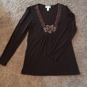 Loft jeweled tunic